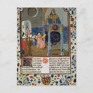 Carte Postale La maison admirant l'horloge rare du maître