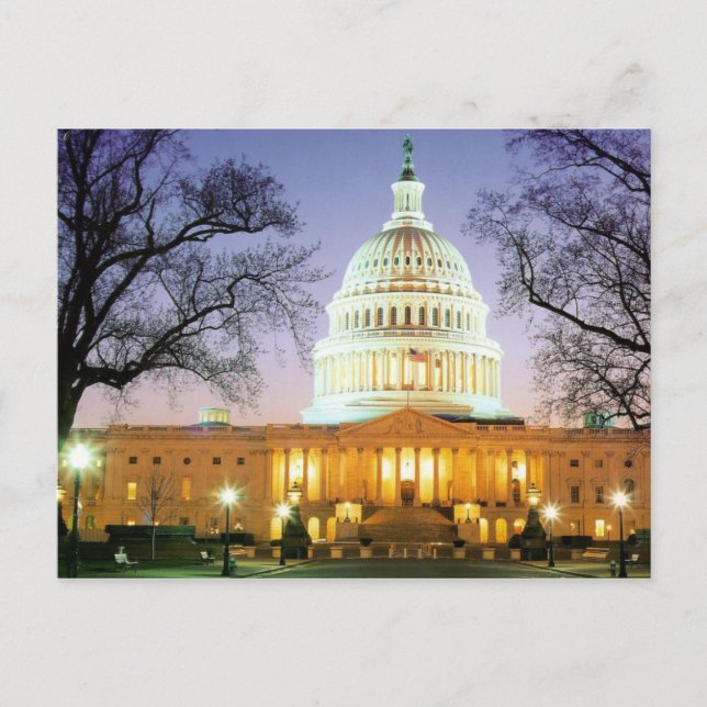 CARTE POSTALE LA MAISON BLANCHE DE WASHINGTON (Devant)