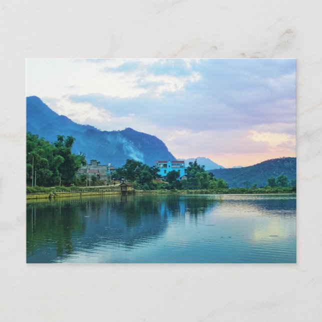 Carte Postale La Maison Bleue (Devant)