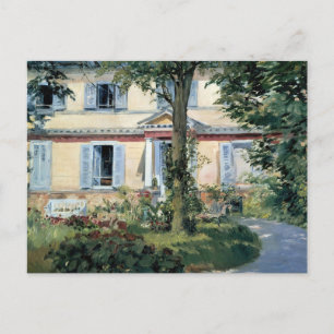 Carte Postale La Maison de Rueil Édouard Manet
