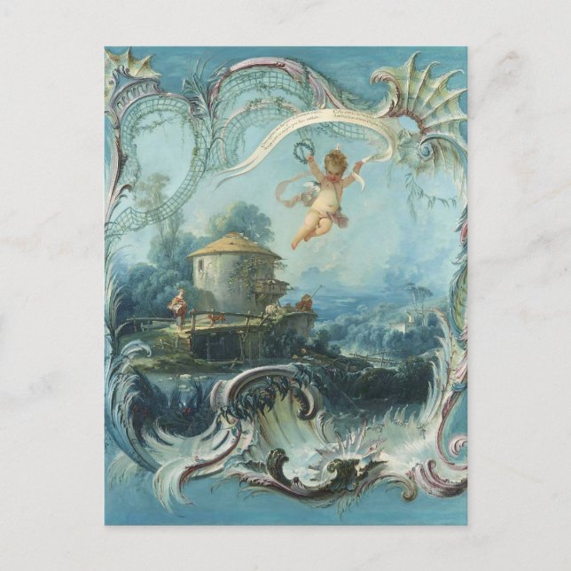 Carte Postale La maison enchantée par François Boucher (Devant)
