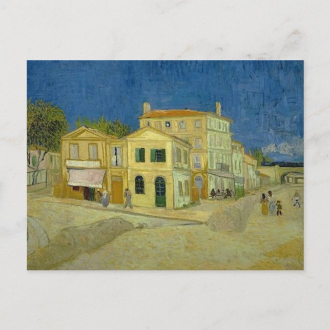 Carte Postale La Maison Jaune Vincent van Gogh (Devant)