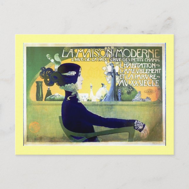 Carte Postale La Maison Moderne Art Nouveau (Devant)