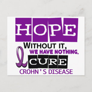 Carte Postale La maladie de Crohn HOPE 2
