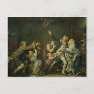 Carte Postale La malédiction du père ou le fils ingrat, 1777