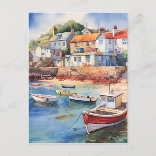 Carte Postale La Marée Est Excentrée Dans Le Port