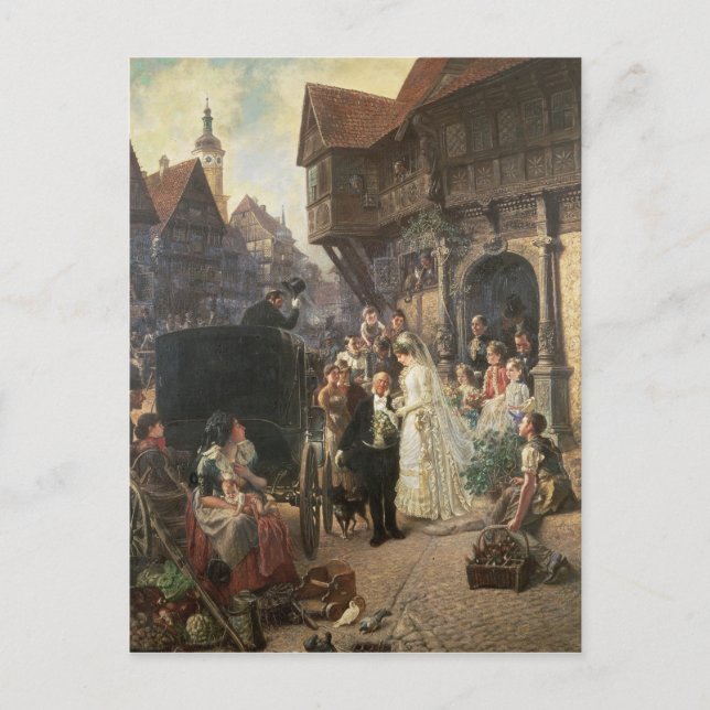 Carte Postale La Mariée, 19ème siècle (Devant)