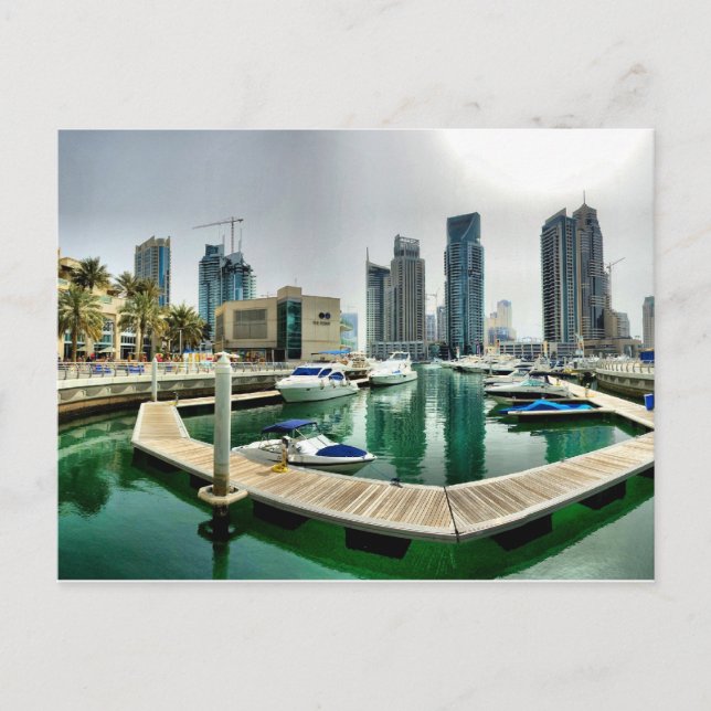 Carte Postale La marina de Dubaï (Devant)