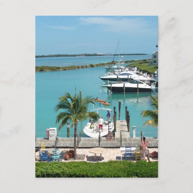 Carte Postale La marina de Hawk's Cay (Devant)