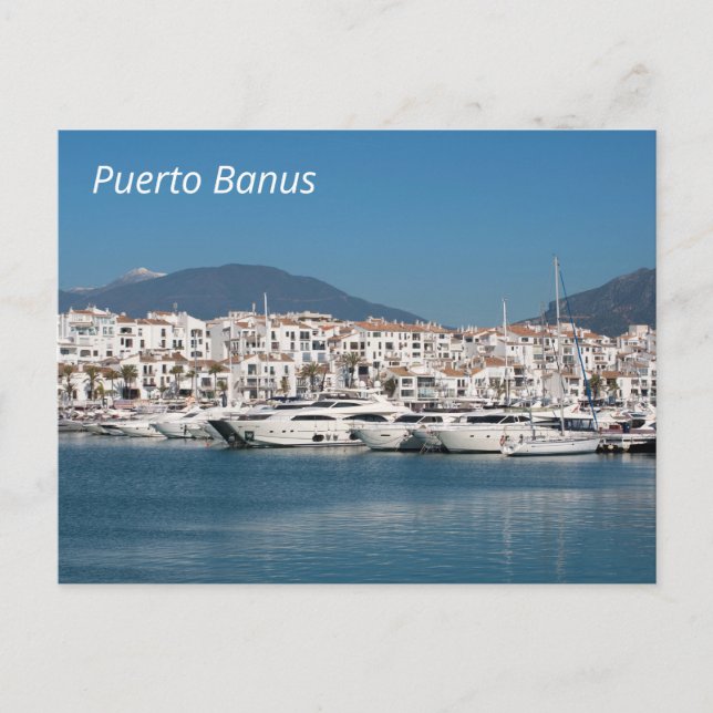 Carte Postale La marina de Puerto Banus (Devant)
