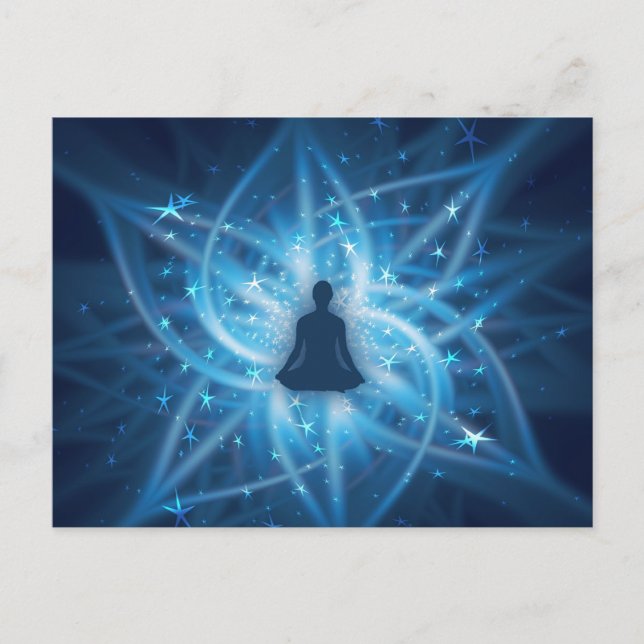 Carte Postale La méditation du yogi (Devant)