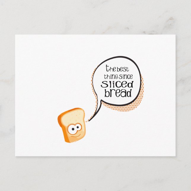 Carte Postale La Meilleure Chose Depuis Le Pain Tranché (Devant)