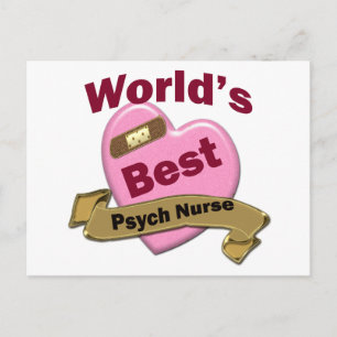 Carte Postale La meilleure infirmière psychique du monde