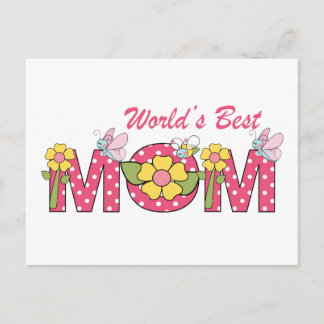 Carte Postale La meilleure maman du monde !