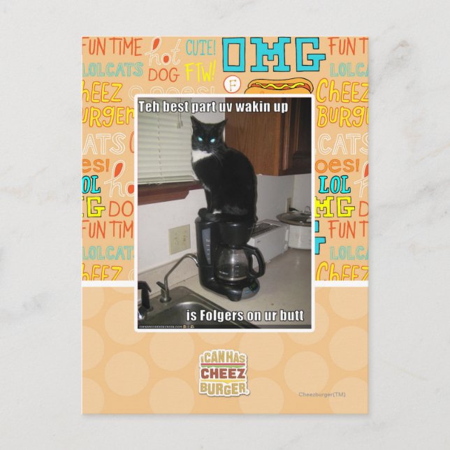 Carte Postale la meilleure partie uv réveil (Devant)