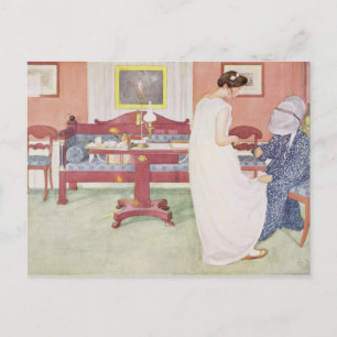 Carte Postale La ménagère, pub. dans 'Lasst Licht Hinin' (`Let