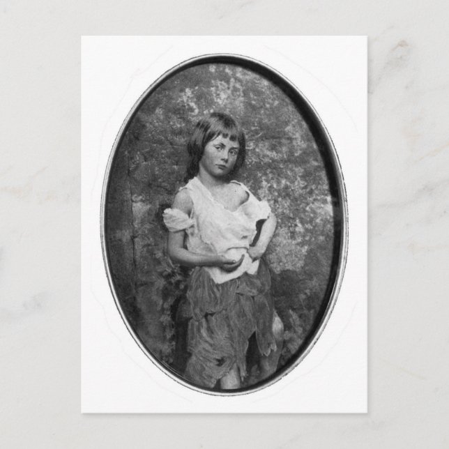 Carte Postale La mendiante / Alice Liddell ~ 1859 (Devant)