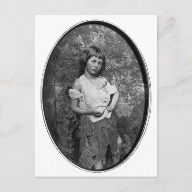 Carte Postale La mendiante / Alice Liddell ~ 1859 (Devant)