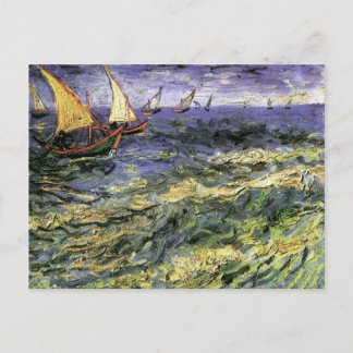 Carte Postale La mer à Saintes-Maries Van Gogh Art