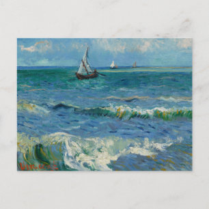 Carte Postale La mer aux Saintes Maries de la Mer Van Gogh