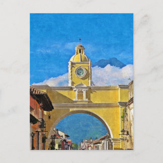 Carte Postale La Merced Arch - Antigua
