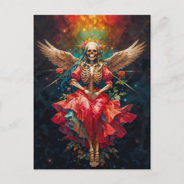 Carte Postale La Mère de la Transformation Santa Muerte (Devant)