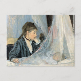 Carte Postale La mère impressionniste regarde le sommeil de l'en