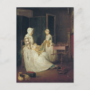 Carte Postale La mère laborieuse, c.1740