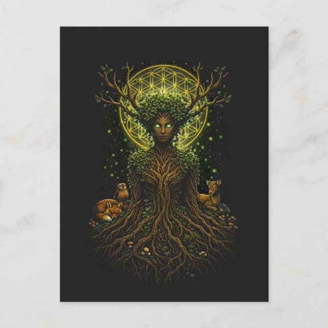 Carte Postale La Mère Verte (Devant)