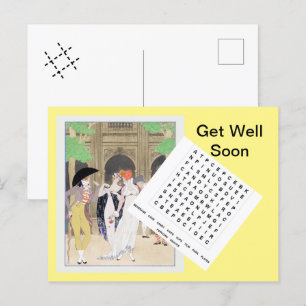 Carte Postale La Merveilleuse au Palais Royal (1921) par Barbier