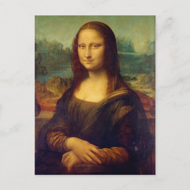 Carte Postale La Mona Lisa (Devant)