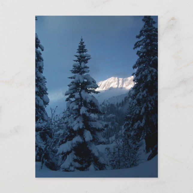 CARTE POSTALE LA MONTAGNE (Devant)