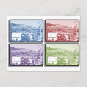 Carte Postale La Montagne - 4 Cadres