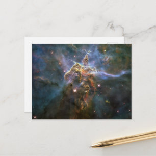 Carte Postale La montagne mystique en Carina Nebula Espace Hubbl