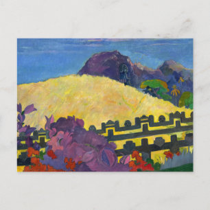 Carte Postale La Montagne Sacrée, 1892 par Paul Gauguin
