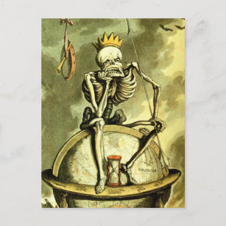 Carte Postale La mort conquiert le monde