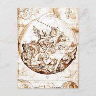 Carte postale La mort contre le monde