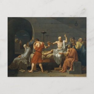 Carte Postale La Mort De Socrate