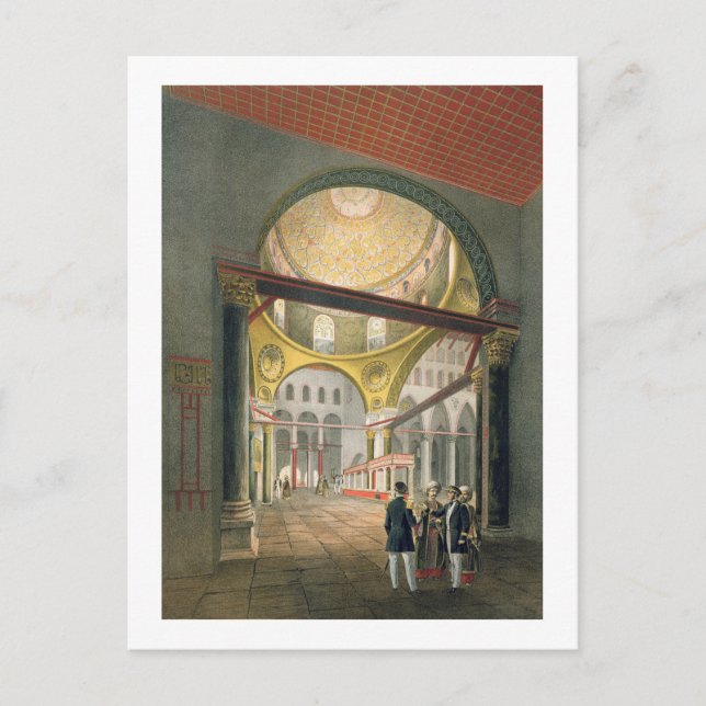 Carte Postale La mosquée El Aksa, des "Souvenirs de Jérusalem", (Devant)