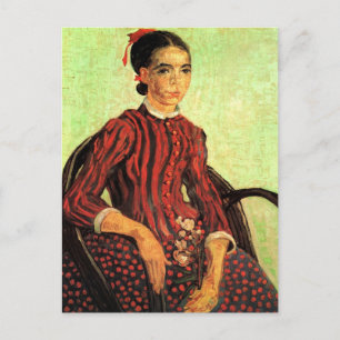 Carte Postale La Mousme, assis par Vincent van Gogh