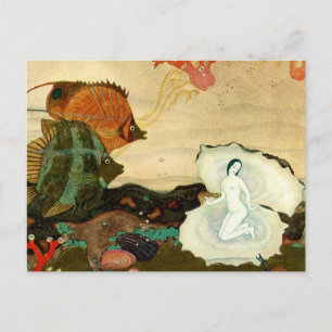 Carte Postale "La naissance de la perle" par Edmund Dulac