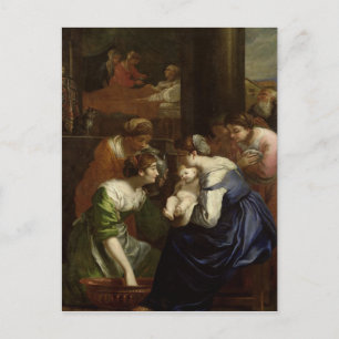 Carte Postale La naissance de la Vierge, c.1620