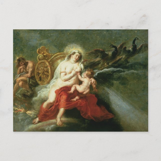 Carte Postale La naissance de la voie lactée, 1668 (Devant)