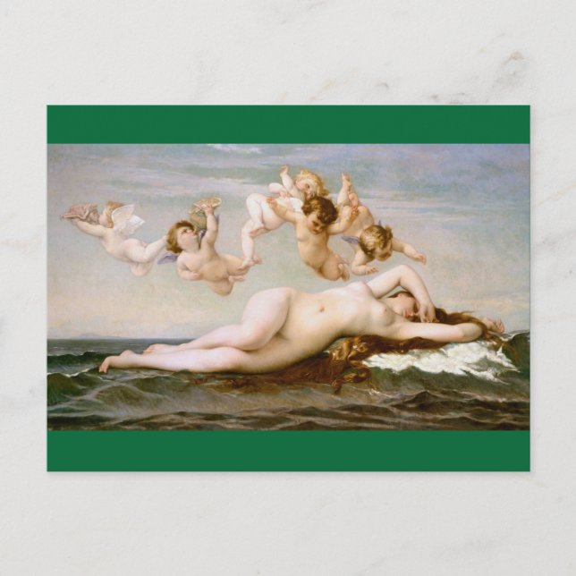 Carte Postale La naissance de Vénus - Alexandre Cabanel (Devant)