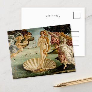 Carte Postale La naissance de Vénus   Botticelli