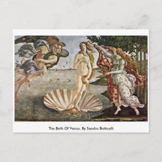 Carte Postale La Naissance De Vénus. Par Sandro Botticelli