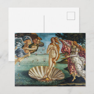 Carte Postale La naissance de Vénus Sandro Botticelli
