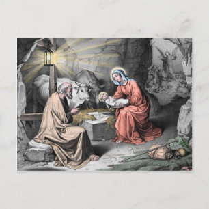 Carte Postale La naissance du Christ
