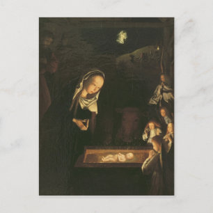 Carte Postale La Nativité la nuit