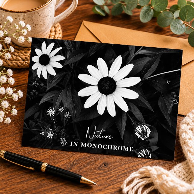 Carte Postale La nature en monochrome (Créateur téléchargé)